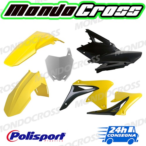 Kit plastiche polisport giallo - plastiche,