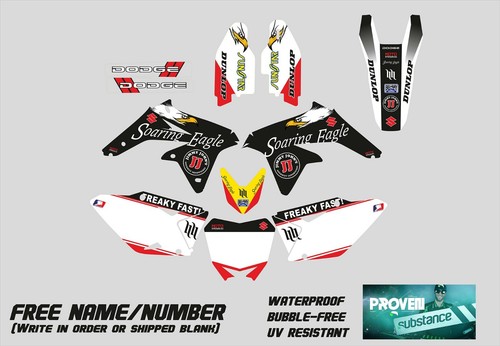 Kit grafica suzuki rmz450 2008 - kit,